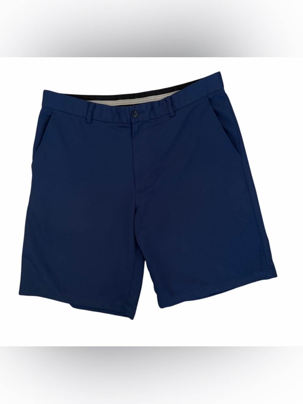 Greg Norman for Tasso Elba Men's Navy Flat-Front Casual Shorts